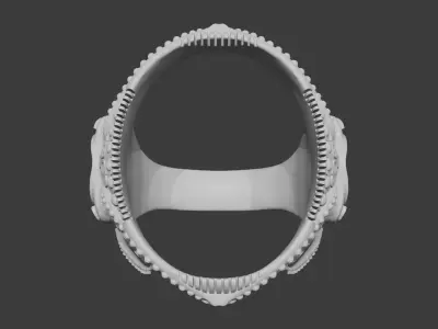 Stylized Ring for 3D Print - Render Free 3D print model