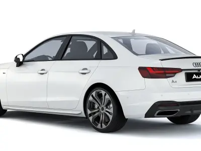 Audi A4 S-Line 2021 3D model