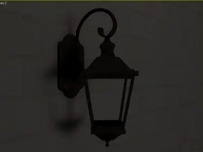 Door Lamp Light 3D model
