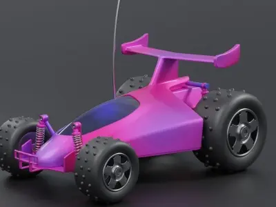 Car toy 3D model