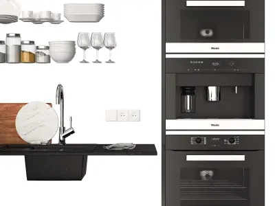 Kitchen Decor Island 3D model