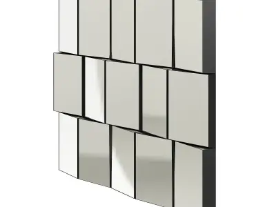 Modern Style Mirror 3D model