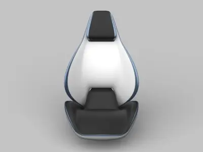 Contemporary Car seat Concept design 3D model