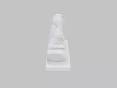Male Historic Figure Scuplture 3D print model