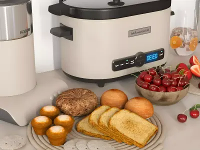 Kitchen appliances coffee maker 3D model