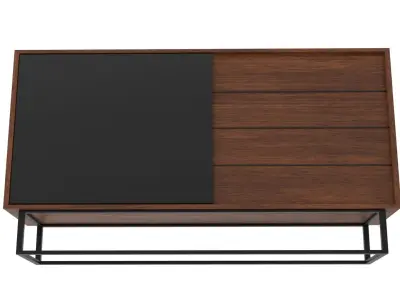 Virka High Sideboard 3D model