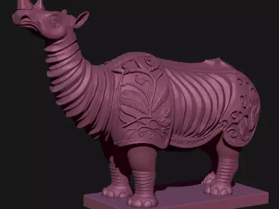 Dinosaur 3D print model