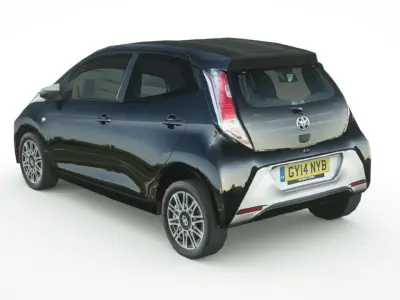 Toyota Aygo 2020 Low-poly 3D model