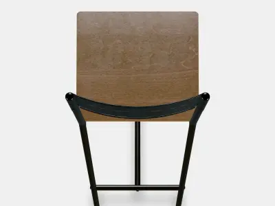 SANDSBERG bar stool Low-poly 3D model