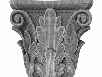 3D model pilaster CandidusPrugger art KA 628 3D model