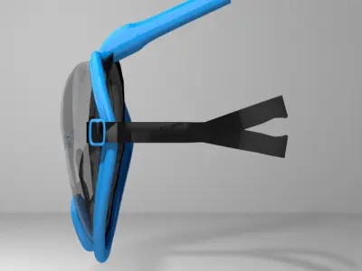 Scuba Diver Mask Type 5 3D model