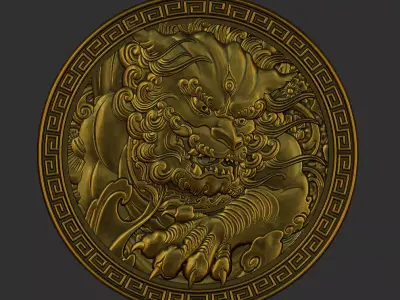 foo dog 3D print model