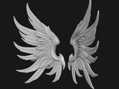 Wings 3D print model
