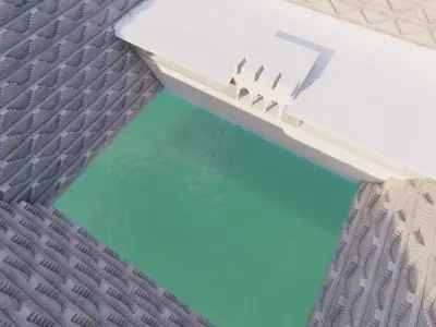 Chaand Baori Low-poly 3D model