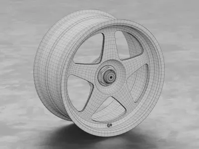 Desmond RegaMaster EVO Centerlock Wheel 3D Model 3D model
