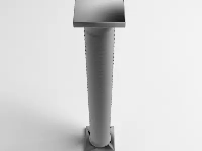 Pillar Round 3 3D model
