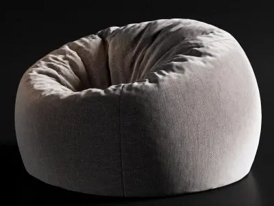 Bean bag Round 3D model