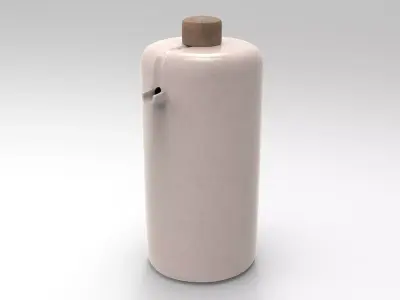 Zimga Oil Jug Low-poly 3D model