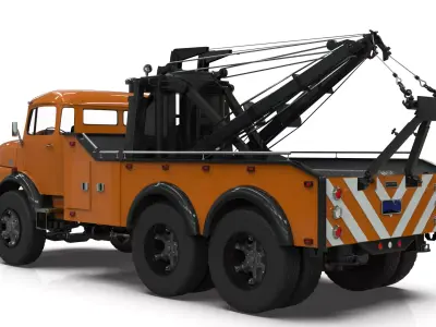 Mercedes-Benz 2624 Wrecker Truck 3D model