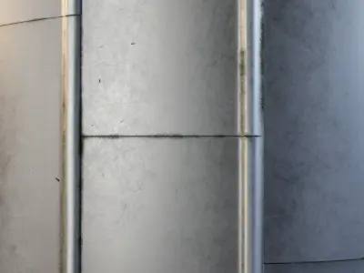 Seamless Metal roof PBR material Texture