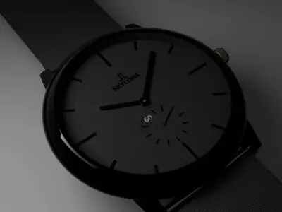 watch Free low-poly 3D model