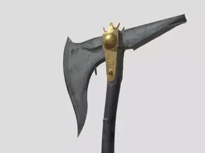 Ancient War Axe 3D model