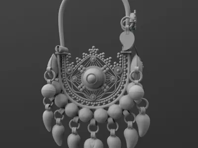 Ancient Earings 3D print model