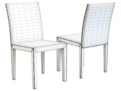 Crate and Barrel -  Folio Dining Chair 3D model