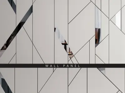 Wall Panel 6 3D model