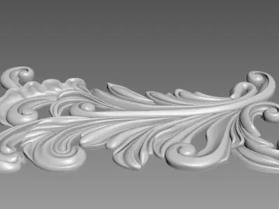 Decor for furniture 3D model 2