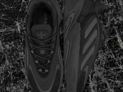 ADIDAS OZWEEGO 3D SHOES - ADIPRENE SERIES - ABSOLUTE BLACK Low-poly 3D model