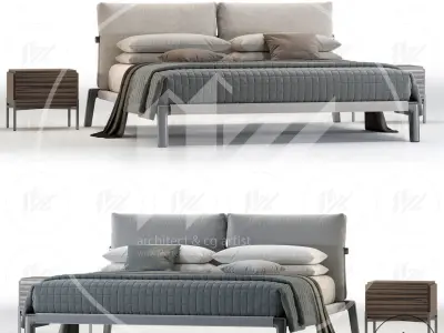 Bonaldo Kriss Bed  3D model