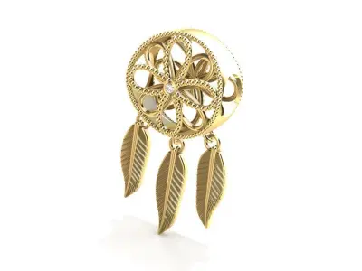 Coachella charm 3D print model