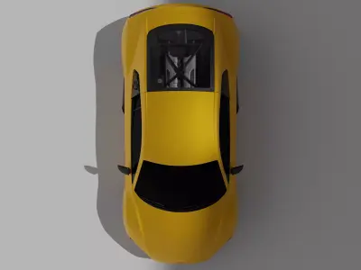 high-poly audi r8 3D model