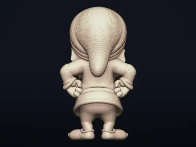 Grumpy - One of the seven Dwarfs - printable 3D print model