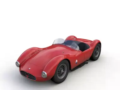 Maserati A6GCS 53 Spyder By Fantuzzi 1953 3D model