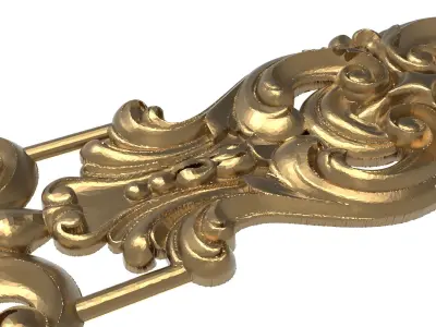  decorative pattern ready for 3D printing 3D model