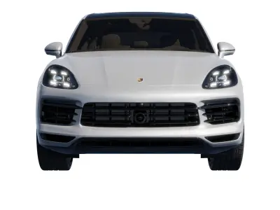 Car Rigged - Porsche Cayenne 3D model