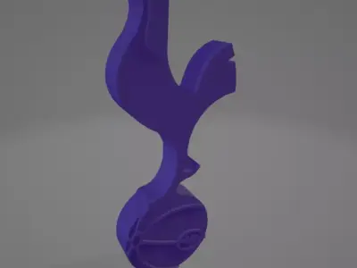 3D Design Tottenham Hotspur logo 3D print model