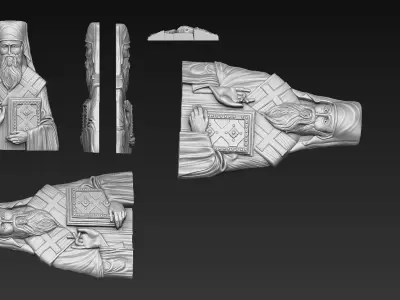orthodox priest cnc model  3D print model