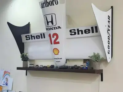 F1 McLaren Honda MP4-4 - Senna Edition - Printable Wall Art 3D print model