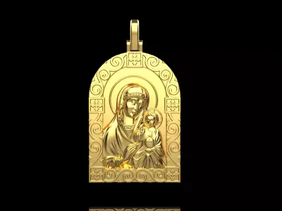 St Mary pendant model 1016 3D print model
