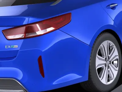 Kia Optima Hybrid 2017 VRAY 3D model