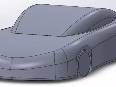 Car geometry Free 3D model