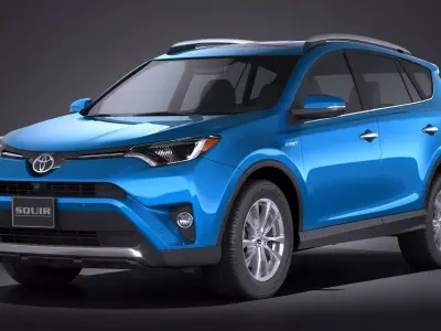 Toyota RAV4 Hybrid 2016 3D model