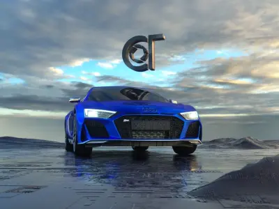 Audi R8 V10 2019 3D model