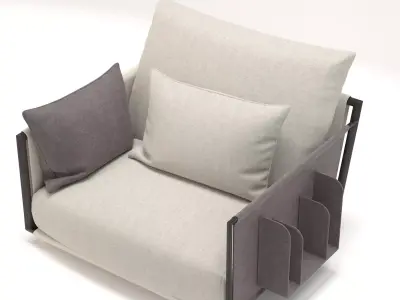 Adam Giorgetti Armchair 3D model