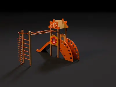 Children playground 3D model