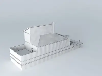 Townhouse luxury class Free 3D model