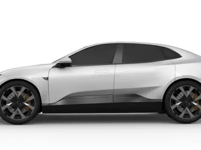 Polestar 4 2024 Low-poly 3D model